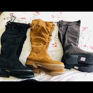 Size 8 wide kneel high boots